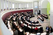 Im Luzerner Parlament herrscht betreffend Globalbudget der Gemeinden keineswegs Einigkeit. (Bild: Boris Bürgisser / Neue LZ)