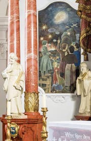 In der Wallfahrtskirche von Melchtal erinnert ein Wandfresko an das «Wunder von Waldenburg».