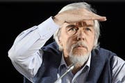 Nach dem «Gottesteilchen» sucht man am Cern nach dunkler Materie. «Es kann noch lange dauern, bis wir sie finden», sagt Rolf-Dieter Heuer, der Direktor des Cern. (Bild: AFP/Fabrice Coffrini)
