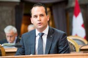 Der Luzerner FDP-Ständerat Damian Müller. (Bild: Anthony Anex/Keystone (Bern, 30. November 2016))