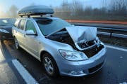 Hier kracht es am Häufigsten: A14 zwischen Buchrain und der Verzweigung Rotsee. (Bild: Luzerner Polizei)