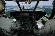 Blick ins Cockpit eines «Cougar». (Bild: PD/Schweizer Luftwaffe)