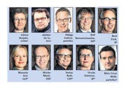 Die Kandidaten für den Luzerner Stadtrat. Jene mit Sternchen (*) kandidieren auch fürs Stadtpräsidium.