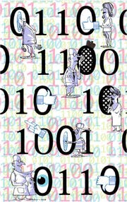 Im Internet wird viel mehr Intimes preisgegeben als dem engsten, persönlichen Umfeld. (Illustration: Tom Werner)