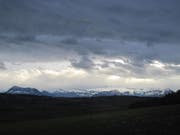 Föhnsturm heute Vormittag in den Innerschweizer Bergen, vom Buttenberg aus gesehen. (Bild: Leserbild Josef Habermacher)