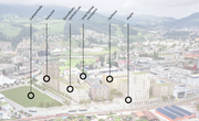 So soll der Mattenhof in Kriens dereinst aussehen. (Bild: Visualisierung: PD/Grafik: lsi)