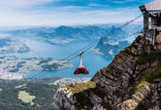 Die Pilatus-Luftseilbahn Dragon Ride. (Bild: Swiss-Image / Urs Wyss)