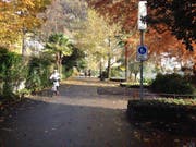 Am Quai in Montreux ist ein Nebeneinander von Velofahrern und Fussgängern möglich. (Bild: Leserbild Jonathan Winkler)