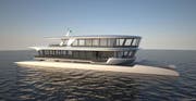Dieses neue Schiff soll Luzern und Kehrsiten im Stundentakt verbinden. (Bild: PD (Visualisierung))