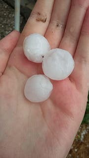 Hagel in Marbach