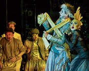 Szene aus «Le Grand Macabre» im Luzerner Theater. (Bild: Ingo Höhn/Luzerner Theater (8. September 2017))