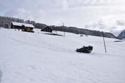 Die Unfallstelle in Kerns. (Bild: Kantonspolizei Obwalden)