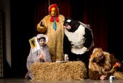 Spieler des Theaters Kriens traten unter dem Titel «Dr. Doolittle» an der Bööggerätschete auf. (Bild: Manuela Jans / Neue LZ)