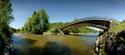 Die Langnauerbrücke über der Kleinen Emme zwischen Werthenstein und Schachen. (Bild: Pius Amrein / Neue LZ)