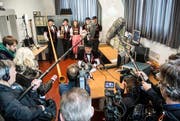Die Entlebucher im Zentrum des medialen Interesses. (Bild: pd)