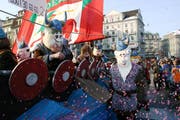 Ein Sujet am Wey-Umzug. (Bild René Meier/Zisch)
