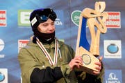 Fabian Bösch aus Engelberg ist als Newcomer 2015 nominiert. (Bild AP / Darko Bandic)