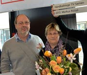Markus Röösli mit seiner Frau Lotti. (Bild: Romano Cuonz / Neue OZ)
