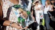 Demonstration zum zweiten Todestag des mutmasslich ermordeten argentinischen Staatsanwaltes Alberto Nisman. (Bild: Victor R. Caivano/Keystone (Buenos Aires, 18. Juni 2017))