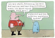 Die Schweiz hat die Grippe (Bild: Cartoon: Ruedi Widmer)