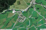 Die Kantonsstrasse H8 («Schwyzerstrasse»), die durch Schwyzerbrugg hindurchführt, wird saniert. (Karte mapsearch.ch)