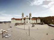 So soll der Hauptplatz in Einsiedeln künftig aussehen. (Bild: PD)