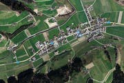 In der Luthern, die Gettnau durchfliesst, wurde am Donnerstag eine Leiche entdeckt. (Bild: maps.search.ch)