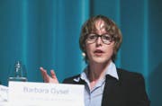 Barbara Gysel, Präsidentin SP Kanton Zug: «Das ‹Dranbleiben› trägt Früchte.» (Bild: Stefan Kaiser (Cham, 1. September 2015))