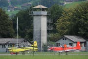 Der Flugplatz Buochs. (Bild Boris Bürgisser/Neue LZ)