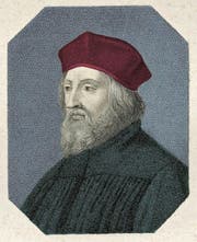 Jan Hus (1370–1415) in einer zeitgenössischen Darstellung. (Bild: PD)