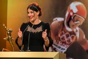 Dominique Gisin ist Sportlerin des Jahres 2014. (Bild: Keystone)