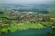 Ein Blick auf Sursee: Zwischen 1967... (Bild: ETH-Bibliothek Zürich/Hans Krebs/Somorjai Zsolt)