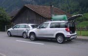 An den beiden Unfallautos entstand hoher Sachschaden. (Bild: Kapo Uri (Silenen, 17. August 2017))