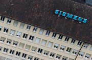 Das alte Siemens-Gebäude, fotografiert vom Parktower. (Bild: PD)