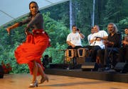 Wie hier beim Obwald 2012 wird auch heuer wieder Flamenco getanzt. (Bild: Romano Cuonz / Neue OZ)