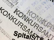 Im ersten Halbjahr 2017 gingen fünf Prozent mehr Firmen in Konkurs als noch im Vorjahr. (Symbolbild) (Bild: KEYSTONE/MARTIN RUETSCHI)