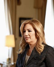 Die griechische Politikerin Fofi Gennimata. (Bild: Kostas Tsironis/Getty (Athen, 24. Juli 2015))