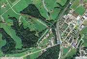 Die westliche Bergstrasse in Littau. (Karte mapsearch.ch)