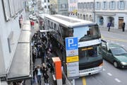 Der Doppelstock-Car der VBL, der zwischen Altdorf und Luzern als Tellbus unterwegs ist, im März 2009. (Archivbild Urs Hanhart/Neue LZ)