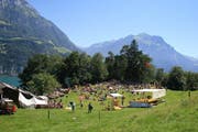 Die Rütli-Wiese am 1. August 2007. (Bild Daniel Koch/Zisch)