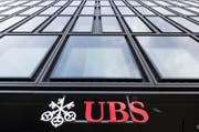 Das Firmenlogo der UBS-Bank. (Bild: Keystone)