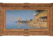 Albert Ankers "Das Bad in Crêt" von 1888 hat an einer Auktion in Luzern einen Preis von über 2 Millionen Franken erzielt (Bild: Galerie Fischer)