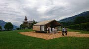 Die mobile Ausstellung «600 Jahre Niklaus von Flüe» wurde am Dienstag in Sarnen vorgestellt. (Bild: Urs-Ueli Schorno (27. Juni 2017, Sarnen))