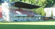 Schützenswert: Die Tribüne des Sportklub Kickers an der Eisfeldstrasse 3 in Luzern. (Bild: PD)
