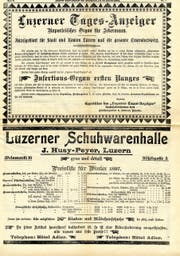 Bild: Luzerner Tages-Anzeiger, 24. Oktober 1897