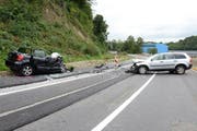 Die Unfallstelle auf der Rothenstrasse. (Bild: Luzerner Polizei)