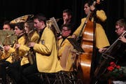 Jugendliche bei ihrem Auftritt beim Kantonalen Jugendmusikfest in Wauwil. (Bild: pd)