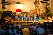 Eine Krippenspiel-Aufführung in der reformierten Johanneskirche in Kriens. (Bild: Roger Gruetter)