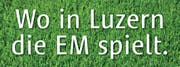 Das Motto des Public Viewings im Schweizerhof lautet «Wo in Luzern die EM spielt». Als Presenting Partner mit an Bord sind die Valiant Bank, Eichhof und Hublot. Radio Pilatus, Tele1 und die Neue Luzerner Zeitung sind Medienpartner. (Bild: Neue LZ)