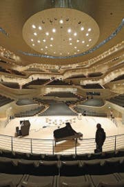 Blick in den grossen Konzertsaal der Elbphilharmonie. (Bild: Getty (4. November 2016))